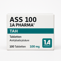 ASS-Ratiopharm 100 mg TAH Tabletten 100 Stück - PZN 01343682